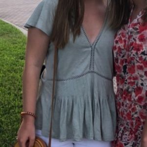 O’Neill light blue/grey shirt LARGE